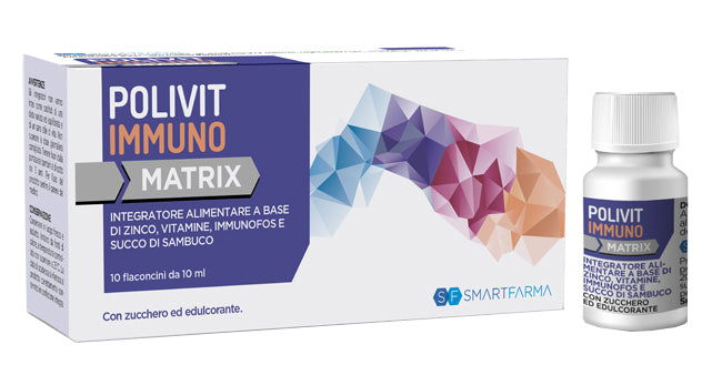 Polivit immuno matrix 10 flaconcini da 10 ml