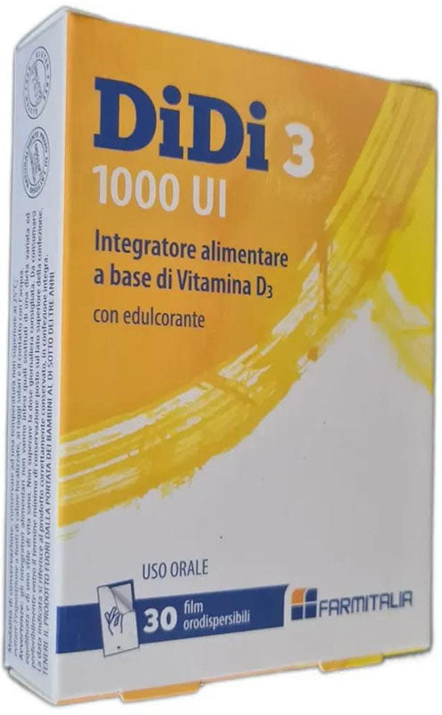 Didi3 1000 iu 30 orodispersible films