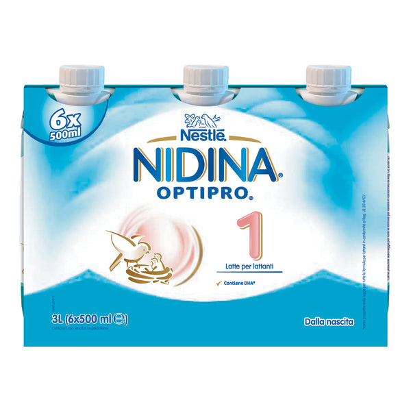 Nidina optipro 1 liquido 6 x 500 ml