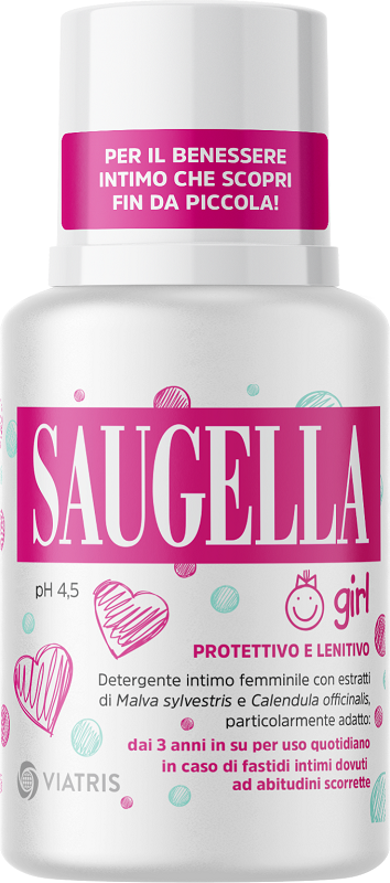 Saugella girl protective and soothing intimate cleanser 100 ml