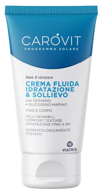 Carovit programa solar crema fluida hidratación y alivio 150 ml