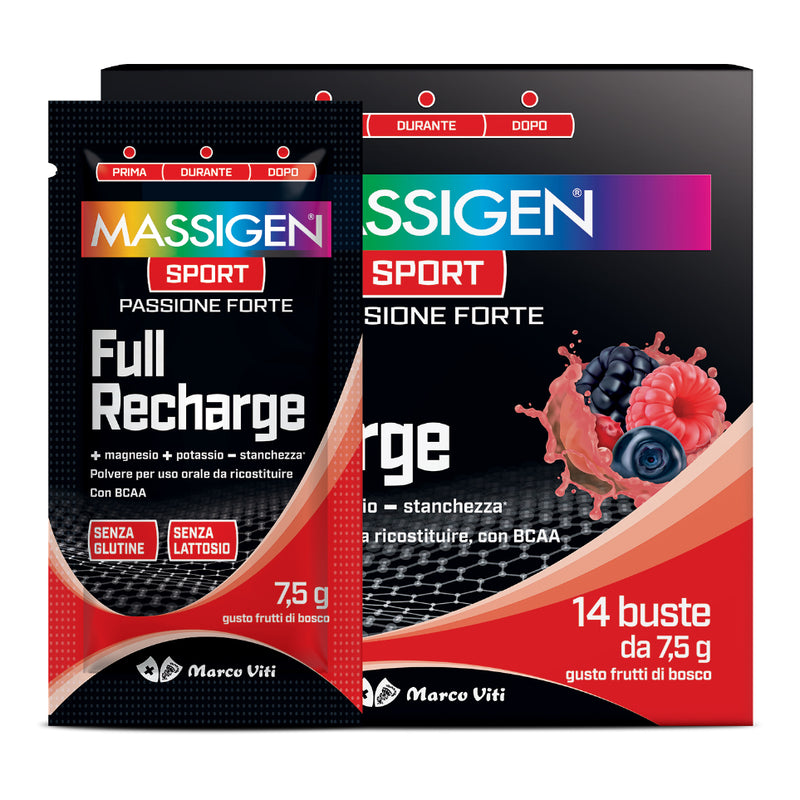 Massigen sport full recharge 14 bustine