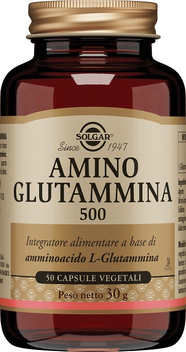 Amino Glutamine 500 50 Veggie Capsules