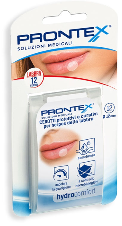 Prontex hidrocomfort herpes 12 piezas