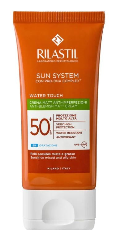 RILASTIL - sun system water touch mat crema spf50+ 50 ml