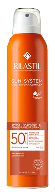 Rilastil sun system trasparent spray spf50+ 200 ml