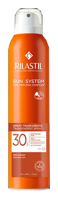 Rilastil sun system transparent spray spf30 200 ml