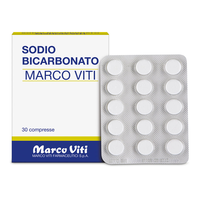 Bicarbonato de sodio alimentario 500 mg 30 comprimidos