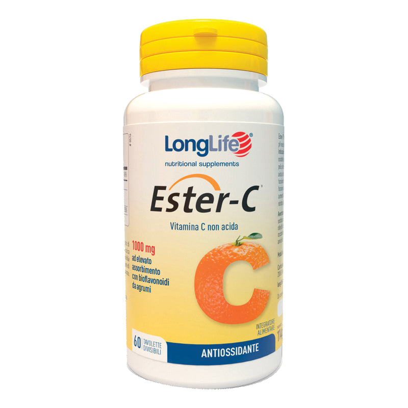 Longlife ester c 1000mg 60 tablets