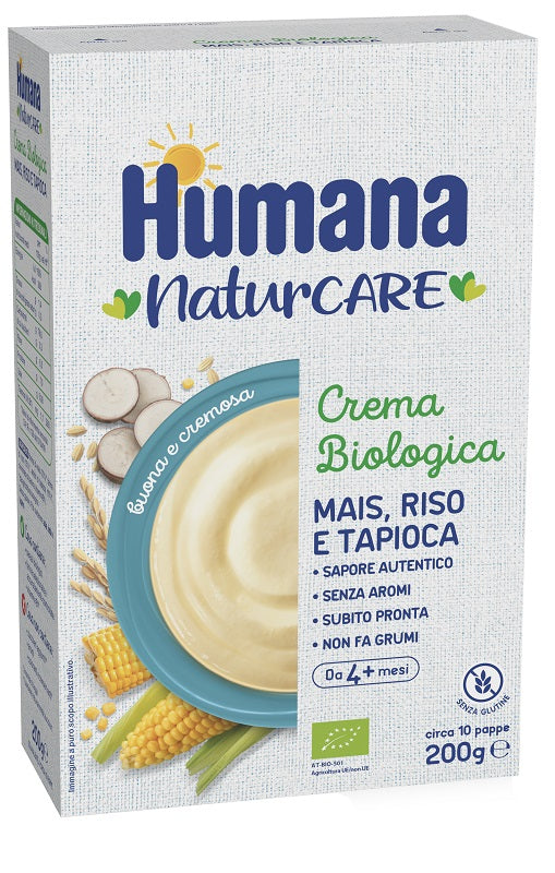 Humana crema mais riso tapioca bio 200 g