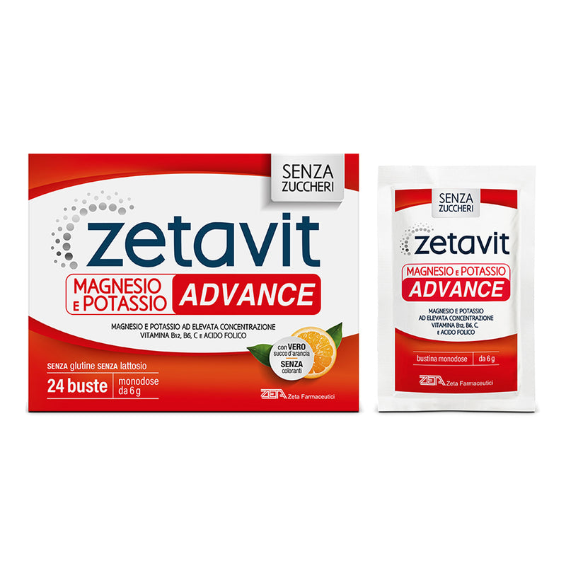 Zetavit magnesio potassio advance bustine 144 g