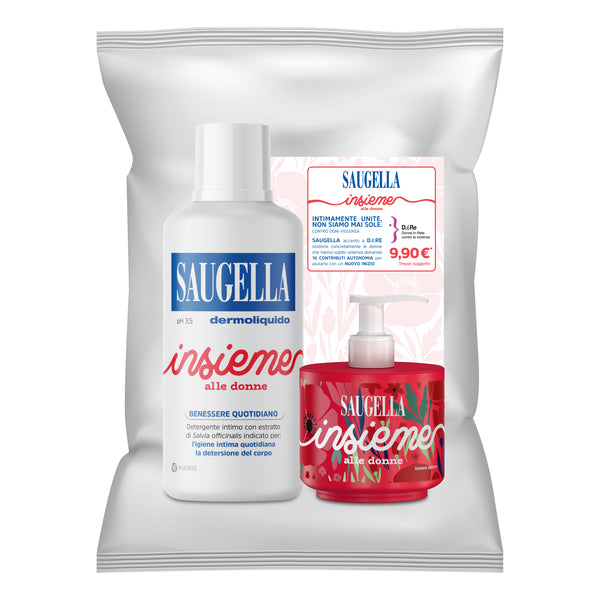 Saugella limited edition dermoliquido 500 ml + omaggio