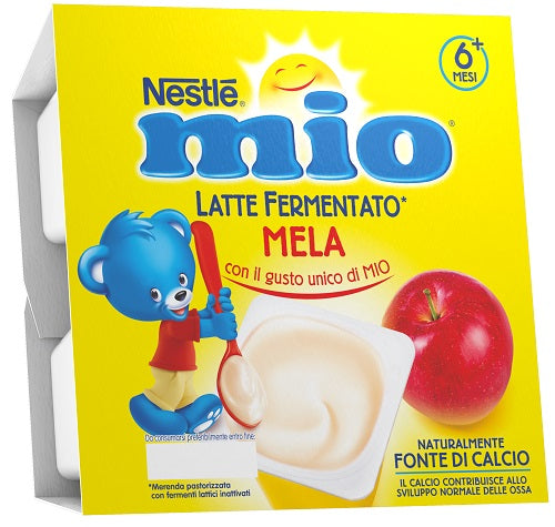 Mio merenda latte fermentato mela 4 pezzi da 100 g