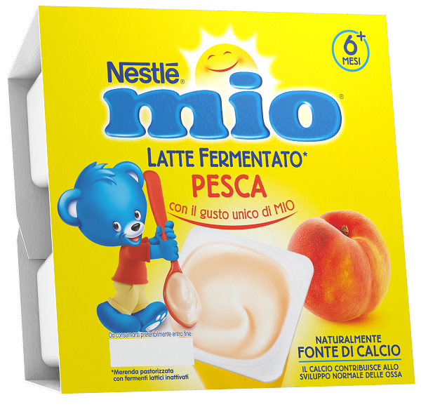 Mio merenda latte fermentato pesca 4x100 g