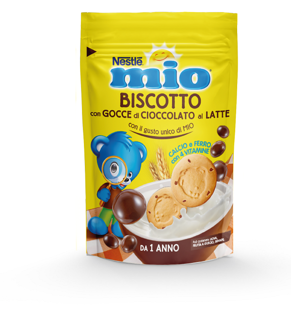 Mio biscotto gocce cioccolato al latte 150 g