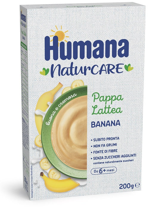 Humana gelatina de plátano láctea 200 g