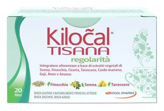 Kilocal herbal tea regularity 20 filters