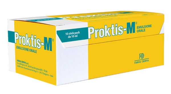 Proktis-m emulsión oral 10 sticks de 10 ml