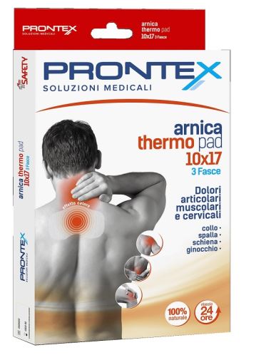 Fascia prontex arnica thermo pad 10 x 17 3 pezzi