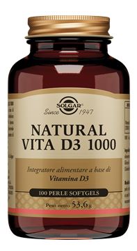 Natural vita d3 1000 100 perle softgel