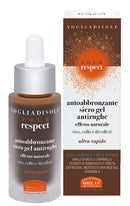 Voglia di sole four respect siero gel antirughe autoabbronzante naturale uniformante 30 ml