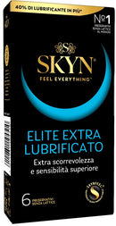 Profilattico skyn elite extra lubrificato 6 pezzi