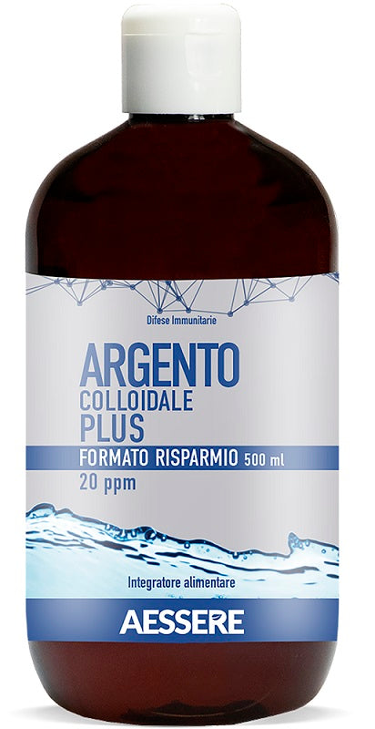 Argento colloidale plus 20ppm 500 ml formato risparmio