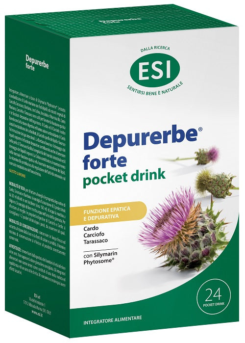 Esi depurerbe forte pocket drink 24 pezzi 20 ml