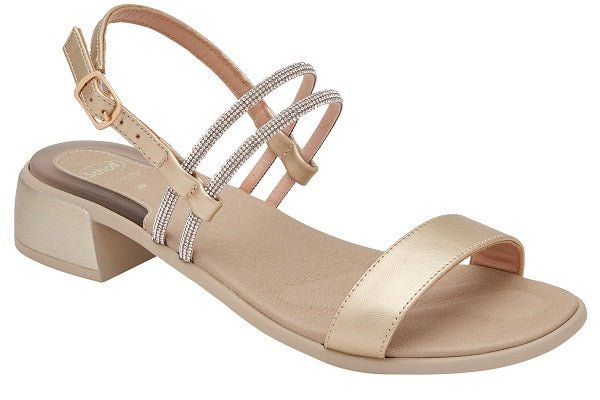 Calzatura stintino laminated synthetic+strass w platinum 39