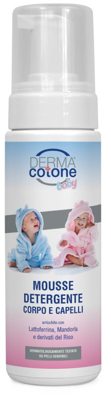 Dermacotone baby mousse detergente corpo & capelli 250 ml