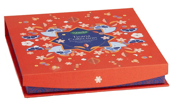 Neavita cofanetto bio rosso quadrato 27 tisane assortite