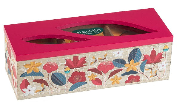 Neavita cofanetto legno bio rosa 15 filtri tisane assortite