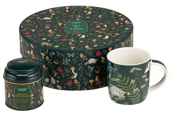 Neavita cofanetto tondo 1 infuso bosco incantato 6 filtri + mug 350 ml