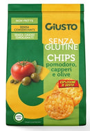 Giusto senza glutine chips pomodoro capperi e olive 40 g