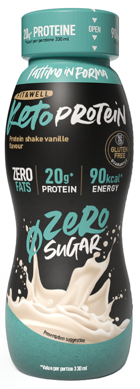 Keto protein shake vaniglia 330 ml