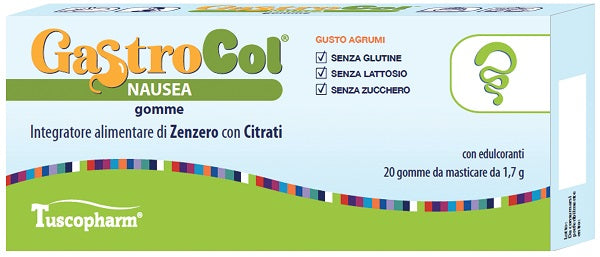 Gastrocol nausea gomme gusto agrumi 34 g