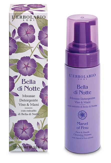 L'ERBOLARIO - Bella di notte mousse detergente viso mani 150 ml
