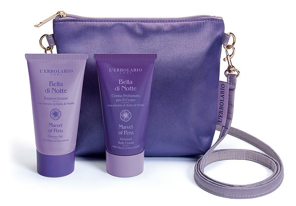 L'ERBOLARIO - Bella di notte beauty pochette piccole meraviglie edizione limitata 1 bagnoschiuma 75 ml + 1 crema profumata corpo 75 ml