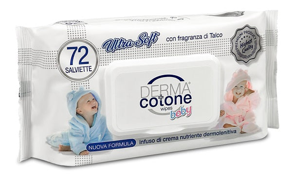 Dermacotone salviettine con crema cambio pannolino 216 pezzi