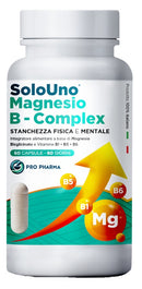 Pro pharma solouno magnesio b-complex 60 capsule