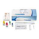 Screen test rapido streptococco in cassetta per determinazione qualitativa di streptococcus a in tampone orale liena controllo rossa screen strep a rapid 20 test