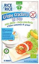 Rice&rice crispy crackers 100% riso 160 g senza lievito