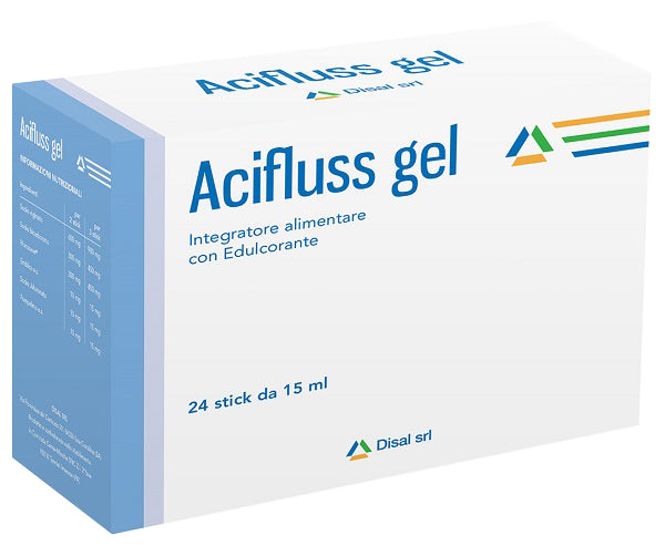 Acifluss gel 24 barritas 15 ml