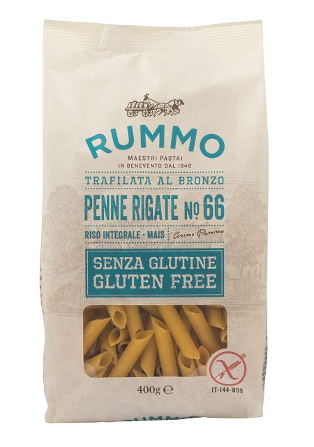 Rummo penne rigate n66 de arroz integral y maíz 400 g