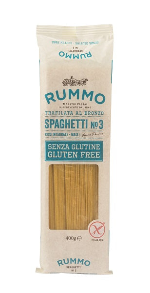 Rummo spaghetti n3 de arroz integral y maíz 400 g