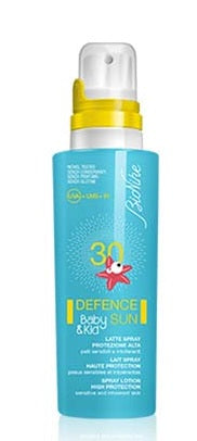Defence sun 30 baby&kid latte spray protezione alta 125 ml