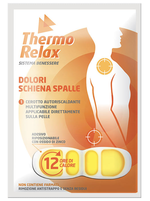 Thermorelax cerotto autoriscaldante dolore schiena/spalle 1 pezzo