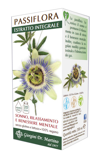 Extracto entero de pasiflora 200 ml