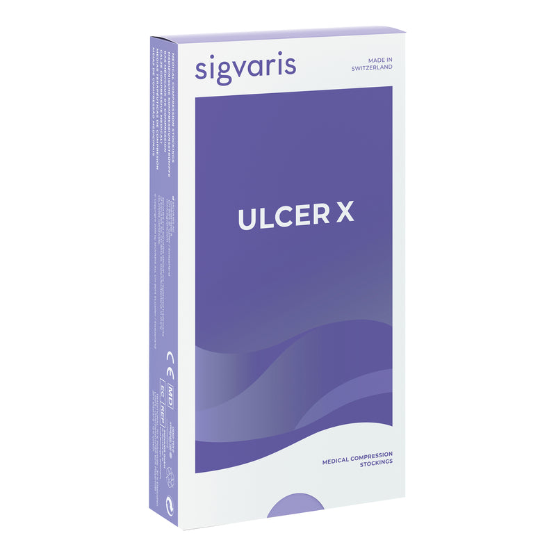 Úlcera de Sigvaris x kit ccl2 medias cortas beige hasta la rodilla l