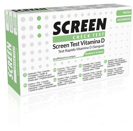 Test rapido 25-idrossivitamina d pungidito screen 1 pezzo test vitamina d